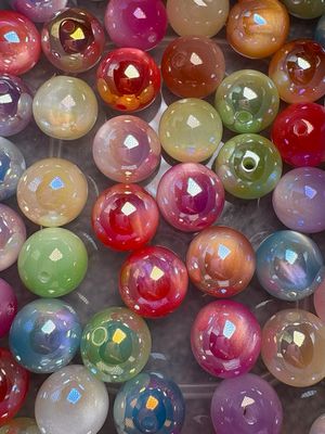 Bulk Bead Bag #S12 16mm UV Cateye 50pc