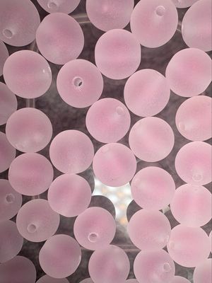 Bulk Bead Bag #DL2 16mm Frosted Double Layer