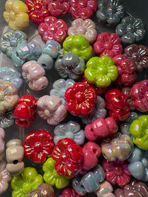 Bulk Bead Bag #S3 Flower 50pc