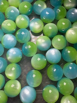Bulk Bead Bag #S15 16mm Gree Ombré 50pc