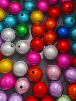 Bulk Bead Bag #S10 16mm Lightbulb bead Mix 50pc