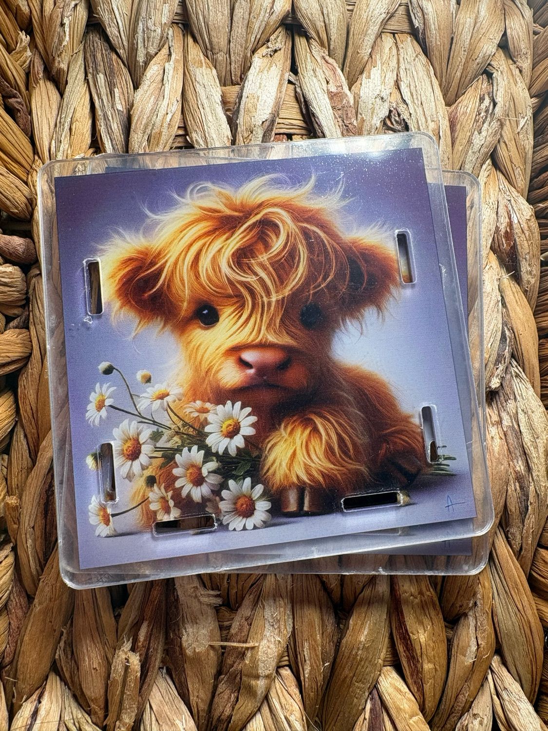 Cow with Flowers Pen Box