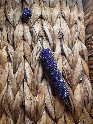 Dark Purple UV Rhinestone Pen