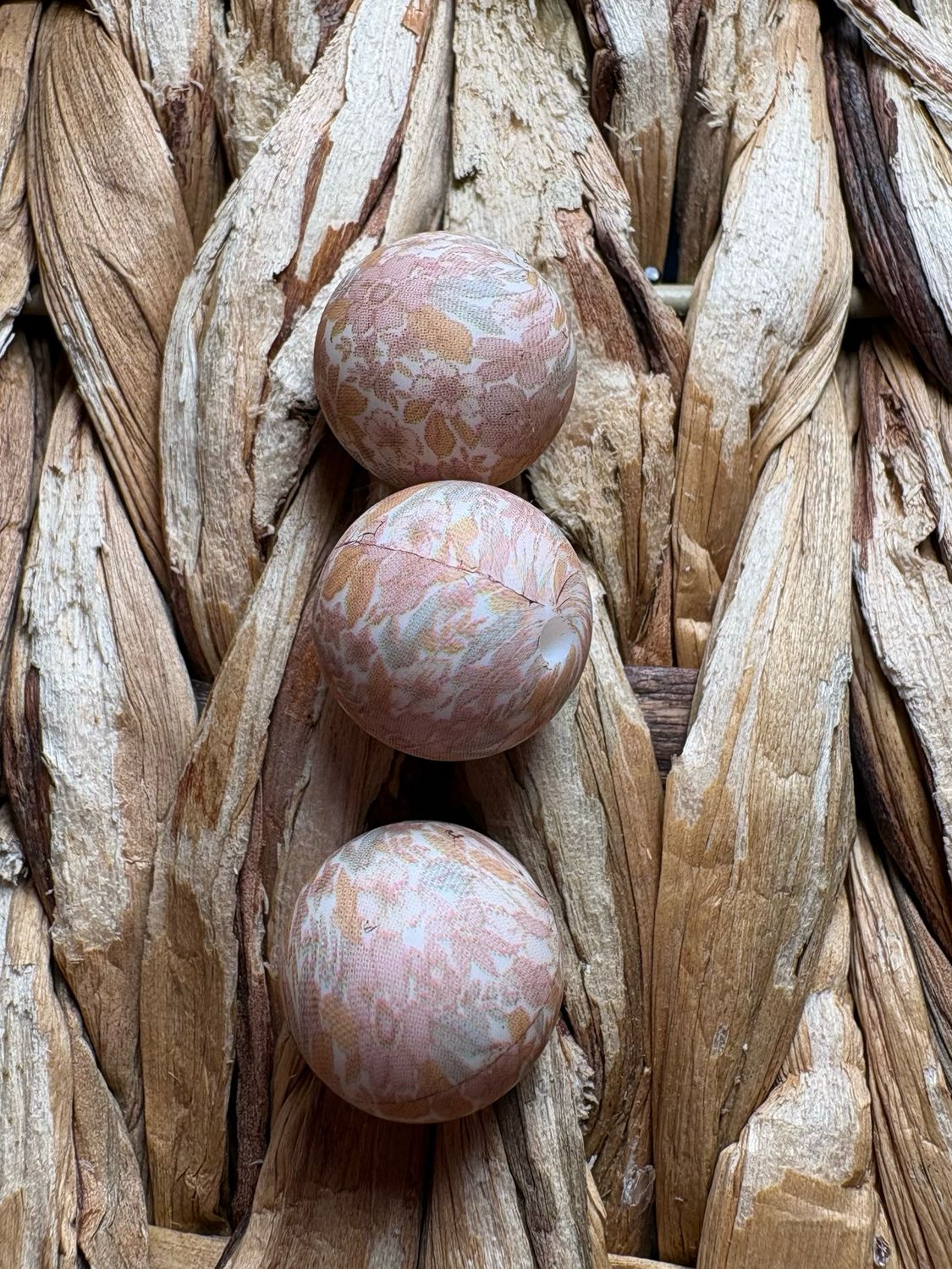 Flower Silicone Printed Bead 15mm