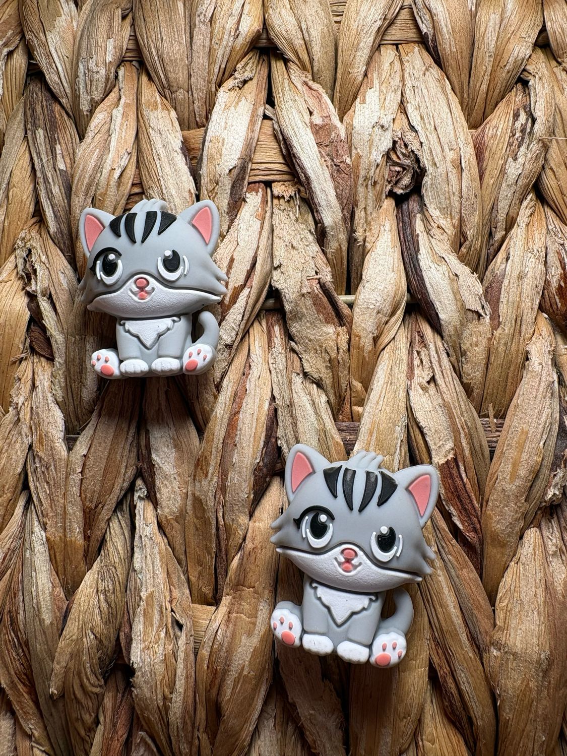 Light Gray Cat 3d Focal