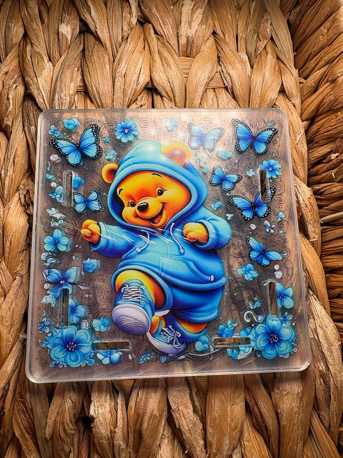 Honey Bear Blue Pen Box