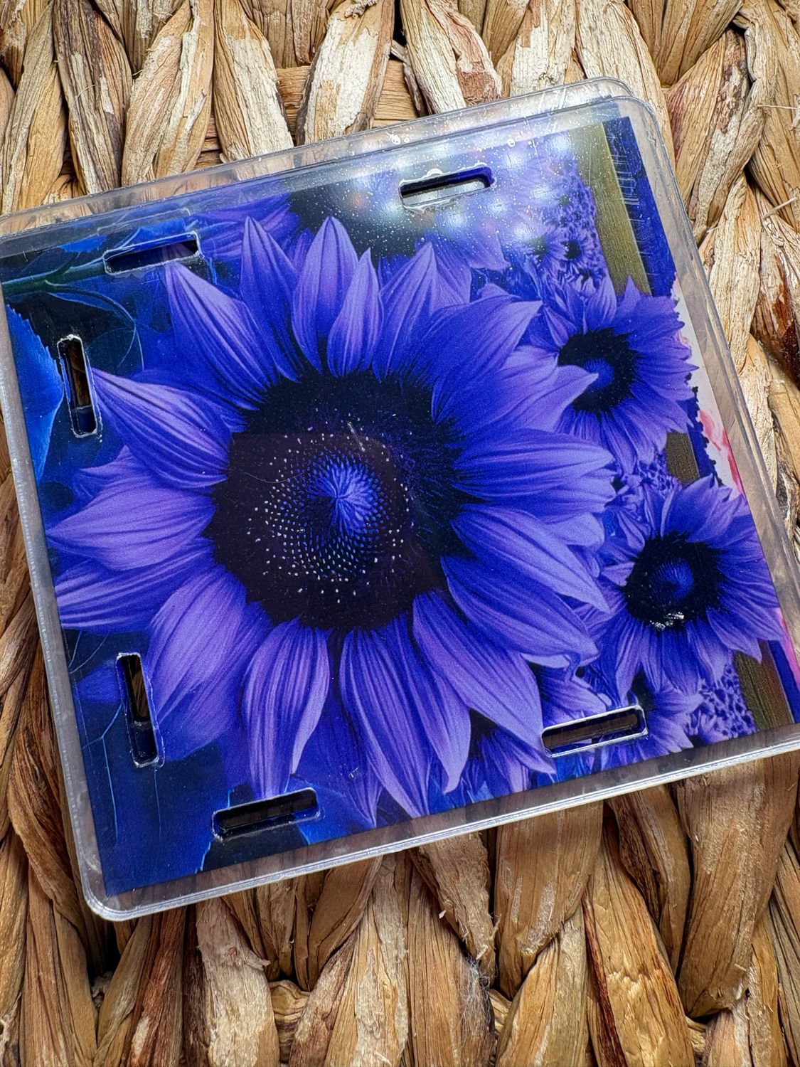 Purple Flower Pen Box