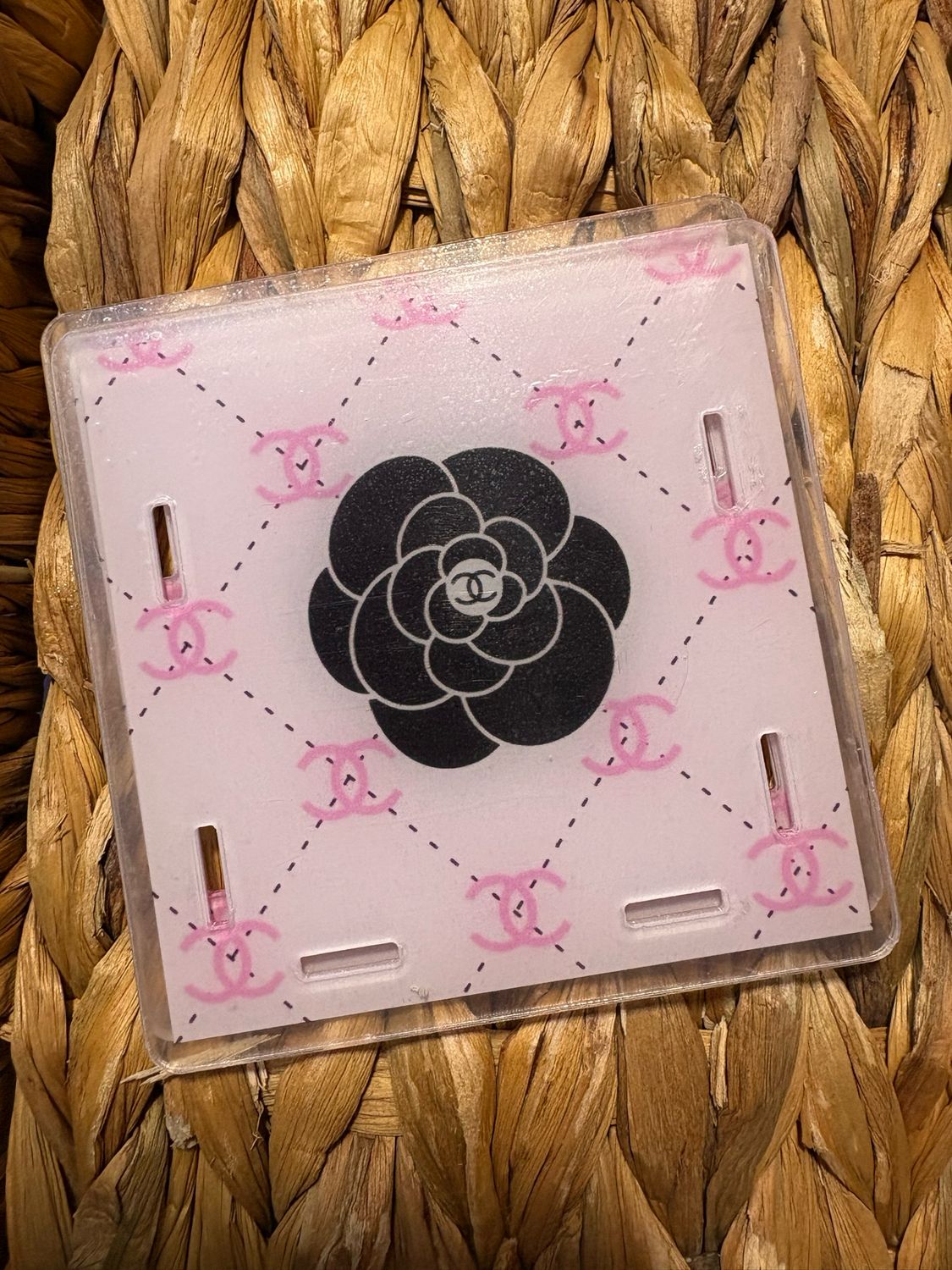 Pink &amp; Flower Designer Pen Box CC
