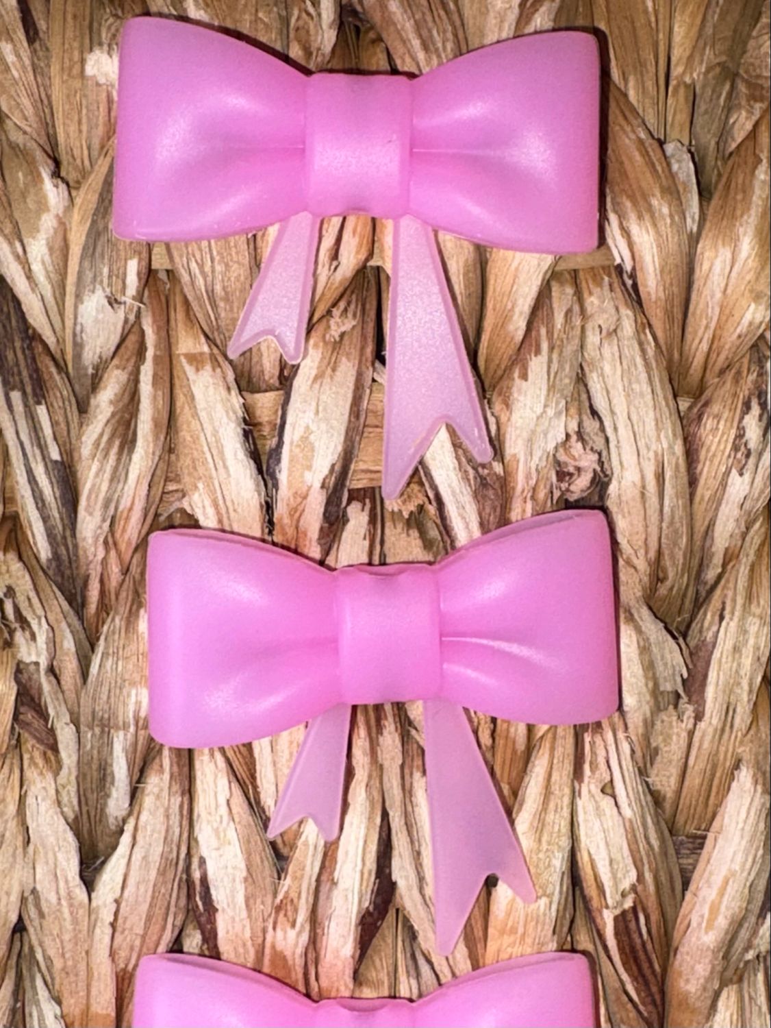 Light Pink Straw/Focal Topper 