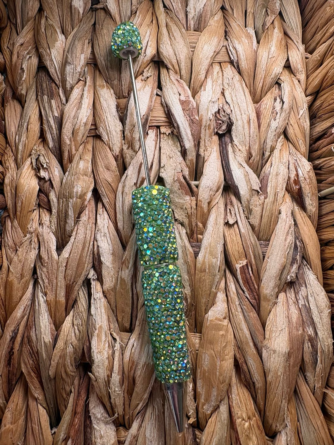 Light Green UV Rhinestone Pen