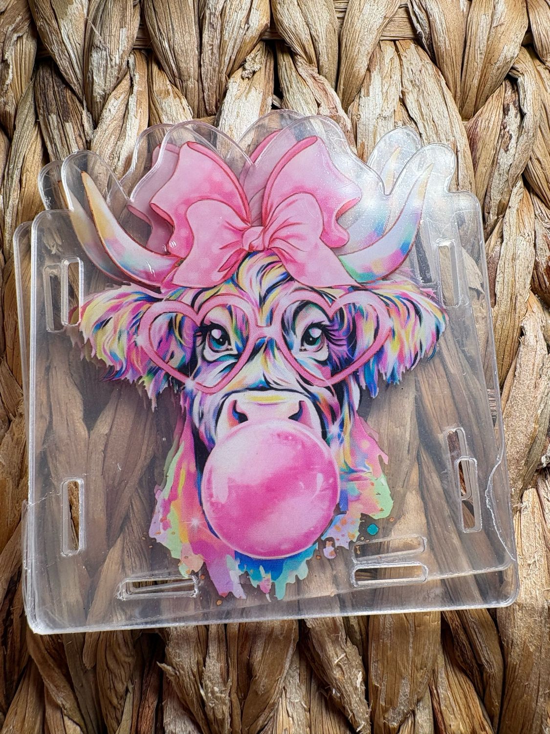 Cow with Bubble Gum Pen Box