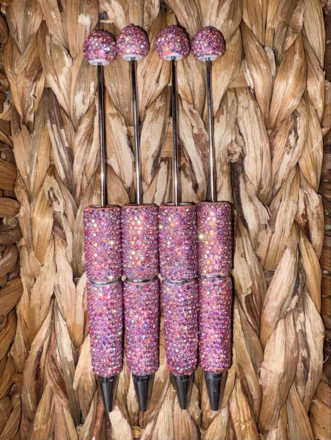 Pink UV Rhinestone Pen