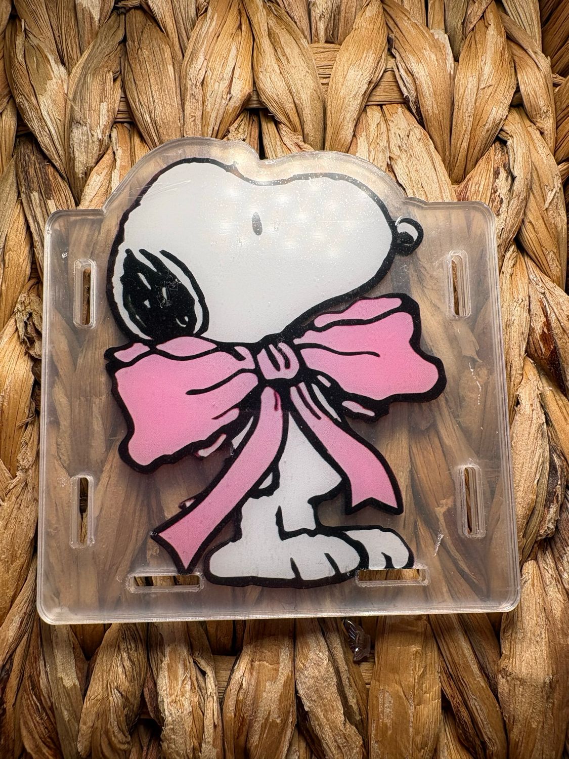 Snoop with Bow Pen Box