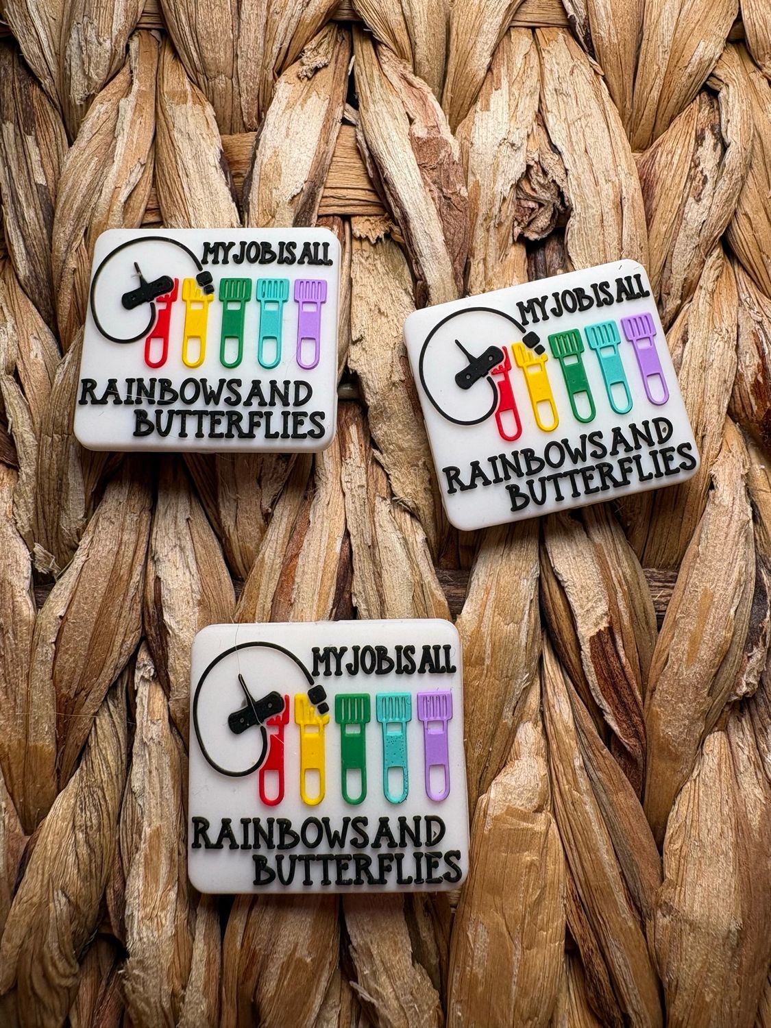 My Job is Rainbow &amp; Butterfly 2d Focal