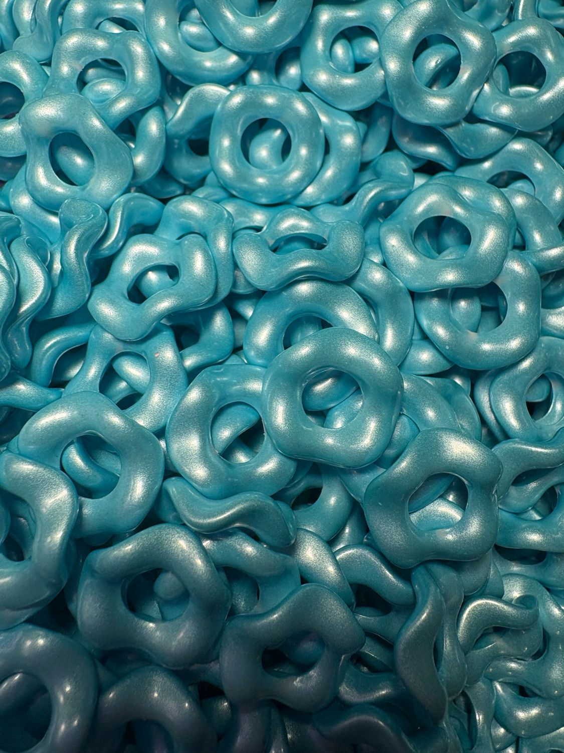 Light Blue Wavy Spacer 