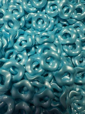 Light Blue Wavy Spacer 