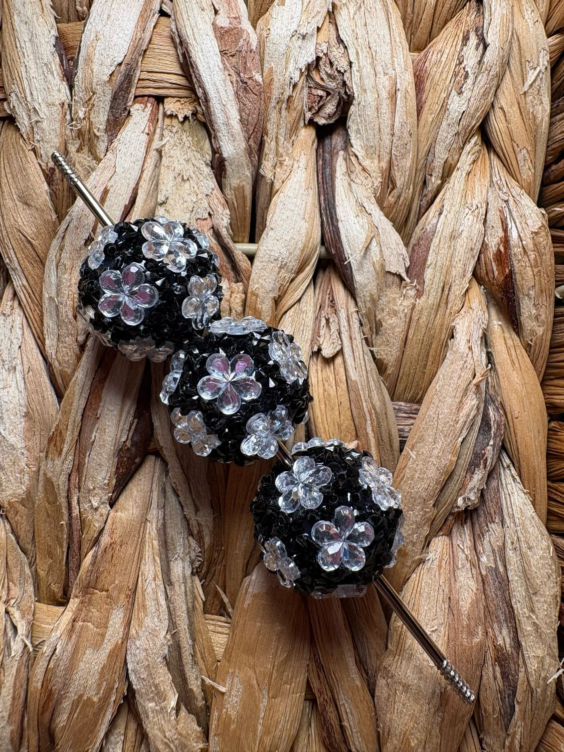 20mm Silver Flower Sugar Bead