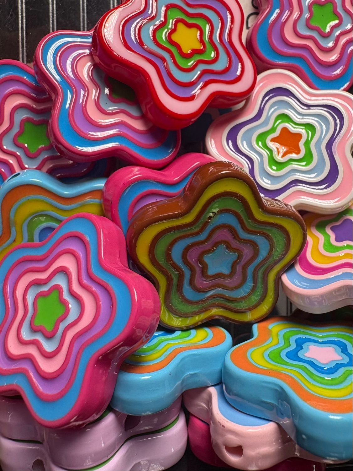 Star Shape Rainbow Bulk Bag-25pc