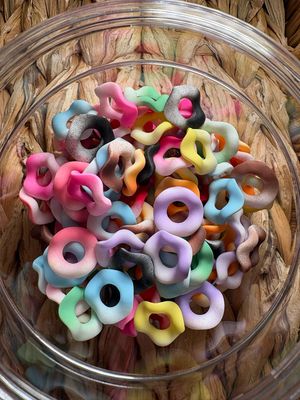 Bulk Bag Matte Ombre Wavy Spacers-100pc W2