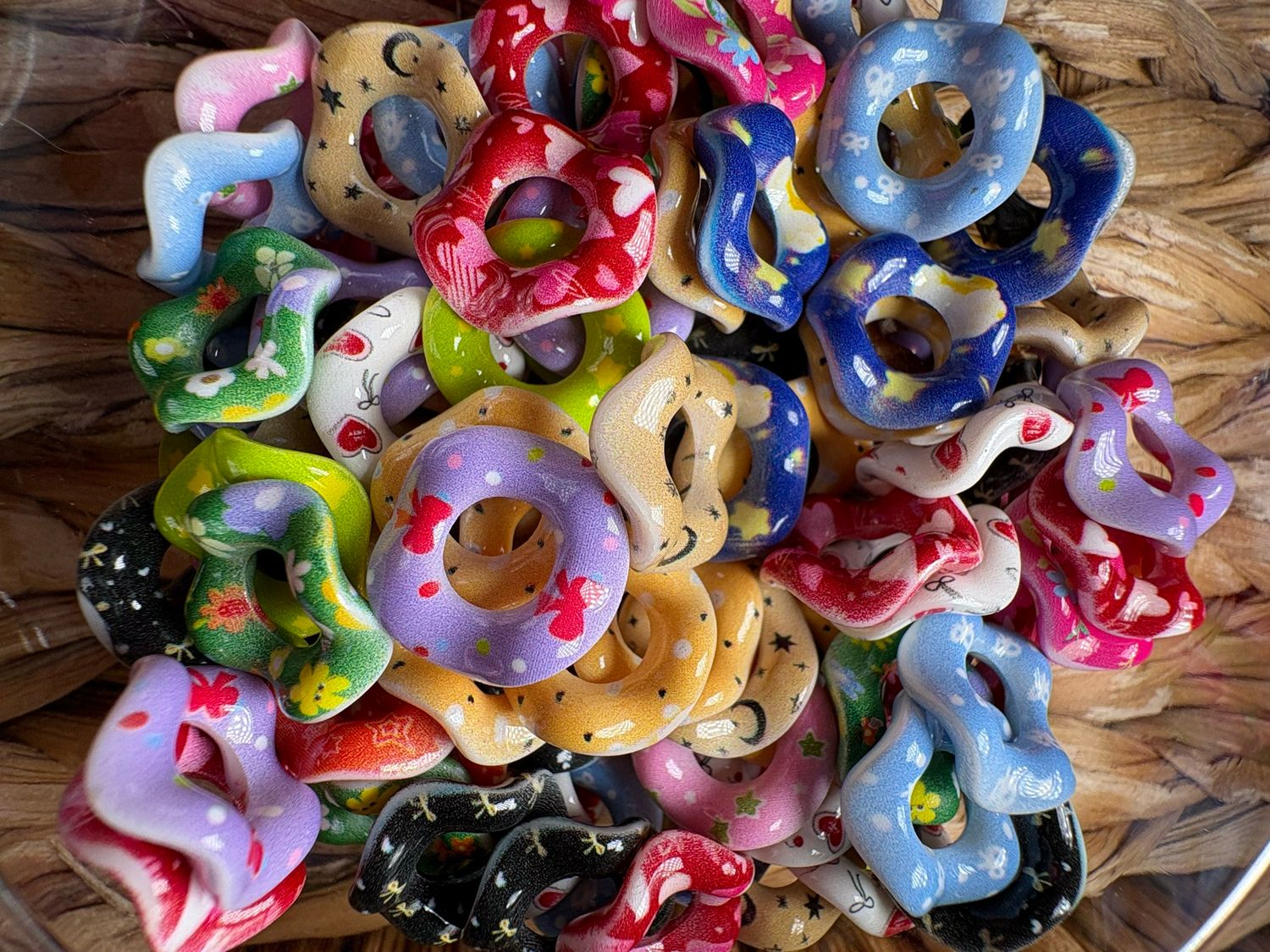 Bulk Bag Wavy Spacers-125pc W5