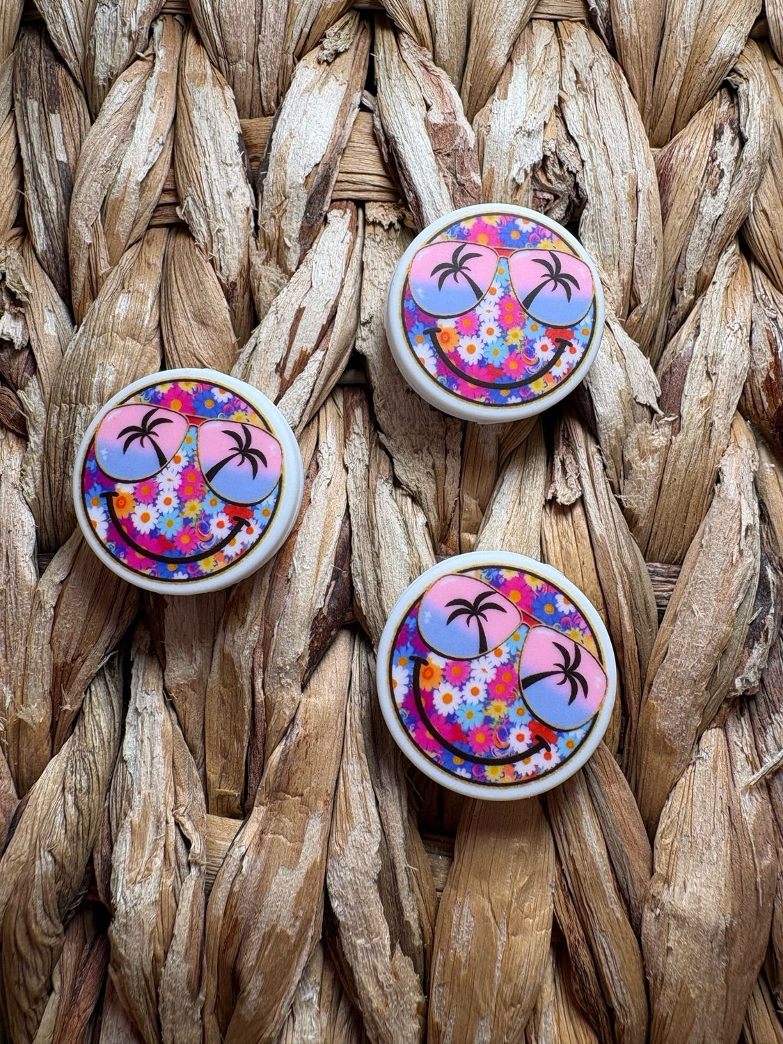 Palm Tree Glasses Smile Face 2d Focal