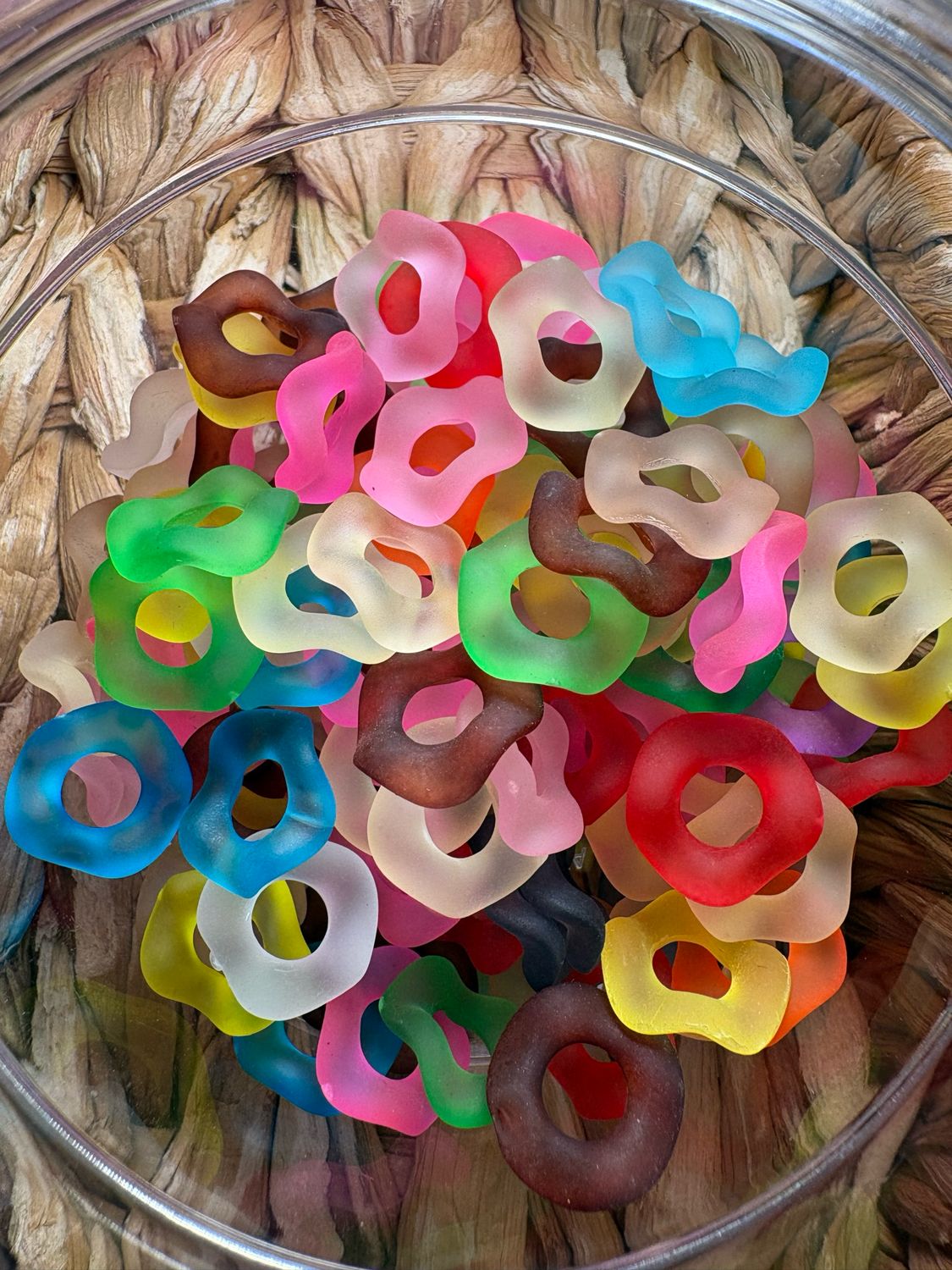 Bulk Bag Wavy Spacers-125pc W9