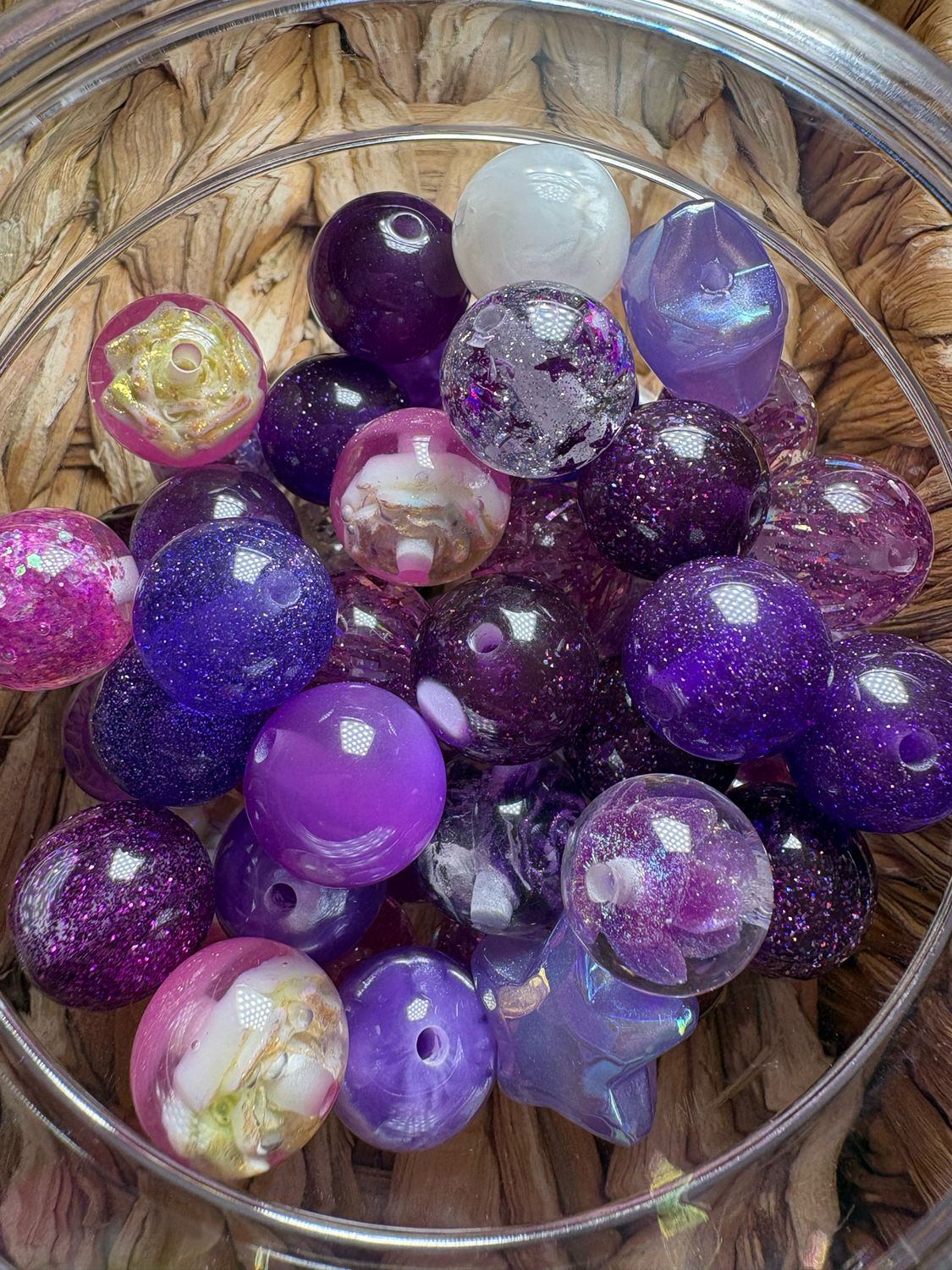 Bulk Bag Purple Color Mix- 50pc M18