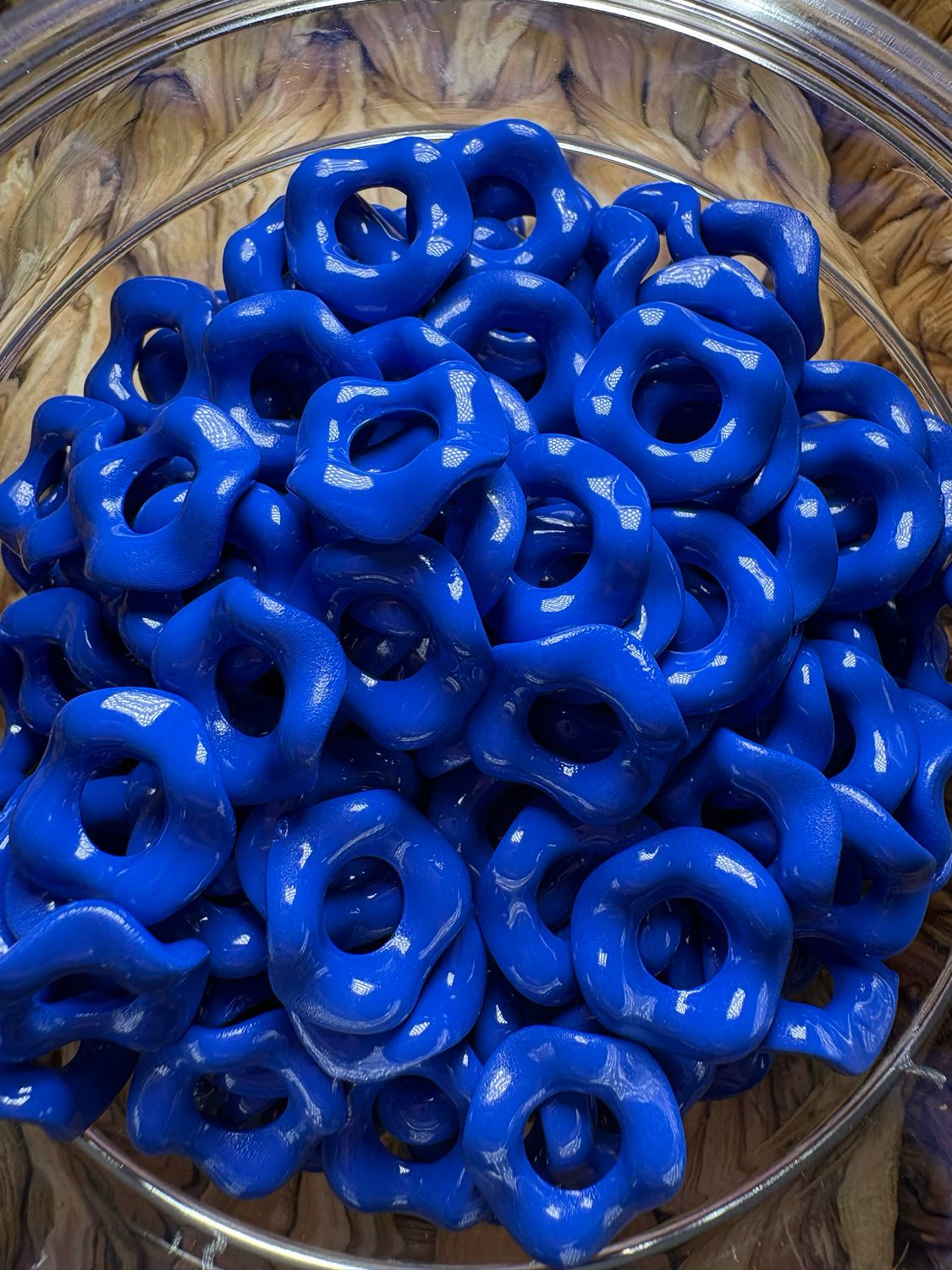 Dark Blue Wavy Spacer