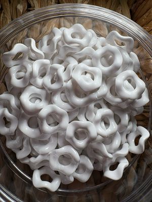 White Wavy Spacer