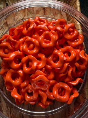 Orange Wavy Spacer