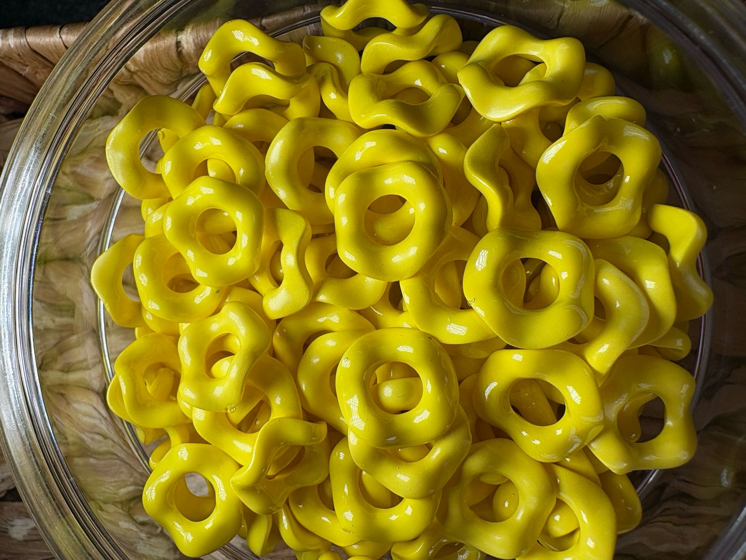 Yellow Wavy Spacer