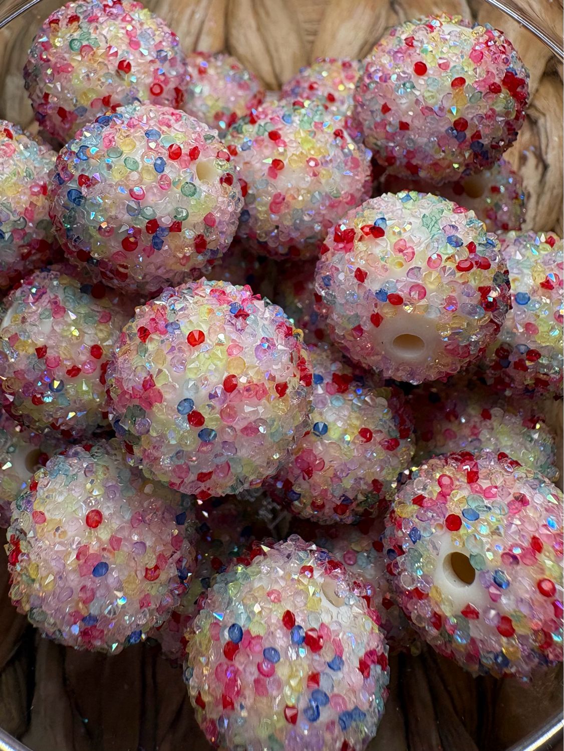 Bulk Bag 20mm Rainbow Sugar-25pc S72