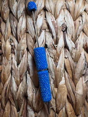 Blue Neon Rhinestone Pen