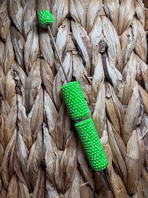 Light Green Neon Rhinestone Pen