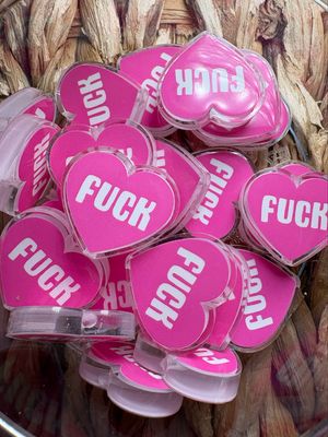 Fuck Acrylic Focal Bead