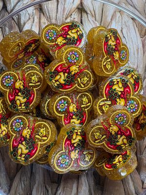 Honey Bear Acrylic Focal Bead