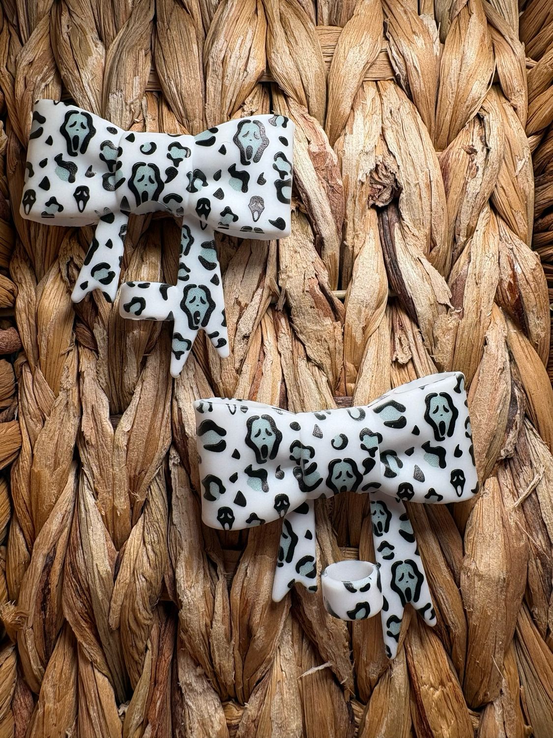 Ghost Face Straw Topper 