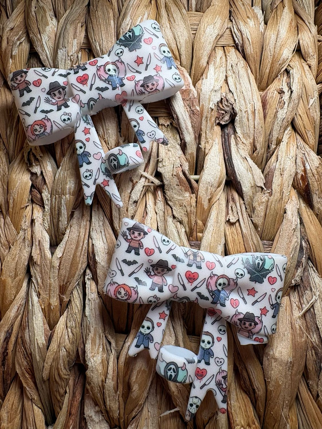 Halloween Characters Straw Topper 