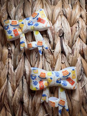 Honey Bear Straw Topper 