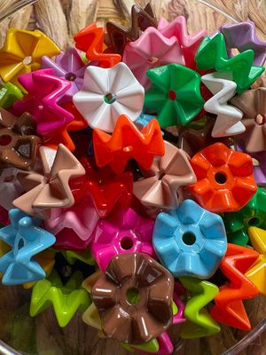 Bulk Bag Zig Zag Spacers-100pc-W11