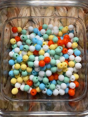 Bulk Bag- 6mm Silicone Mix- 150pc -S107