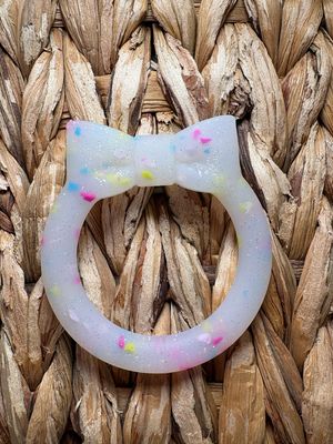 Pastel Paradise Silicone Bow Ring