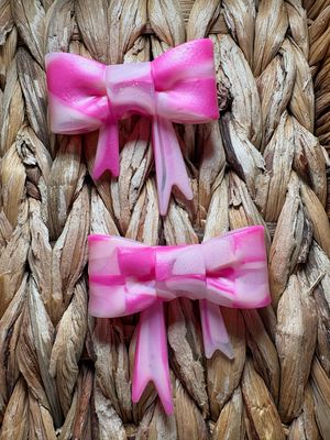 Bubble Gum Bow Straw Topper ST73