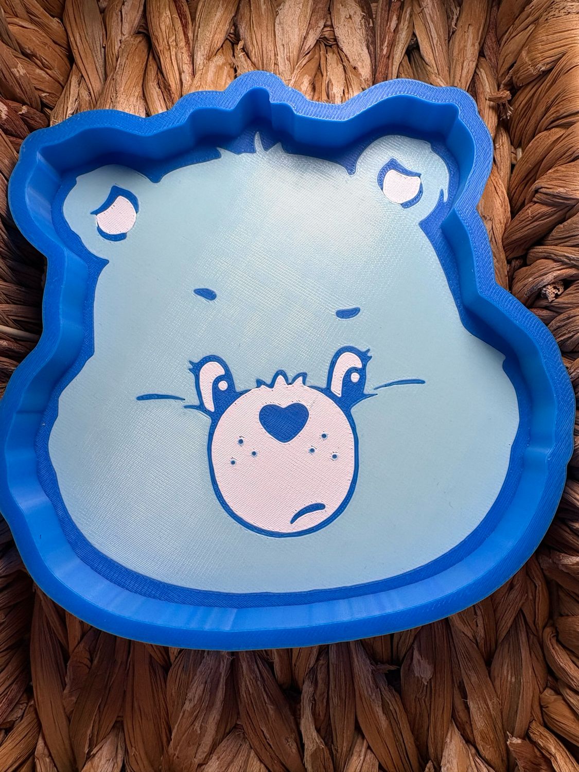 Blue CBear 3d Printed Tray
