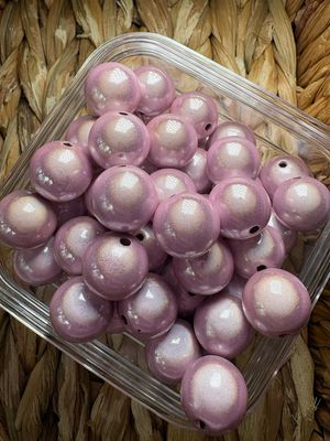 16mm Baby Pink Lightbulb Bead