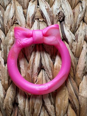 Pink Paradise Silicone Bow Ring