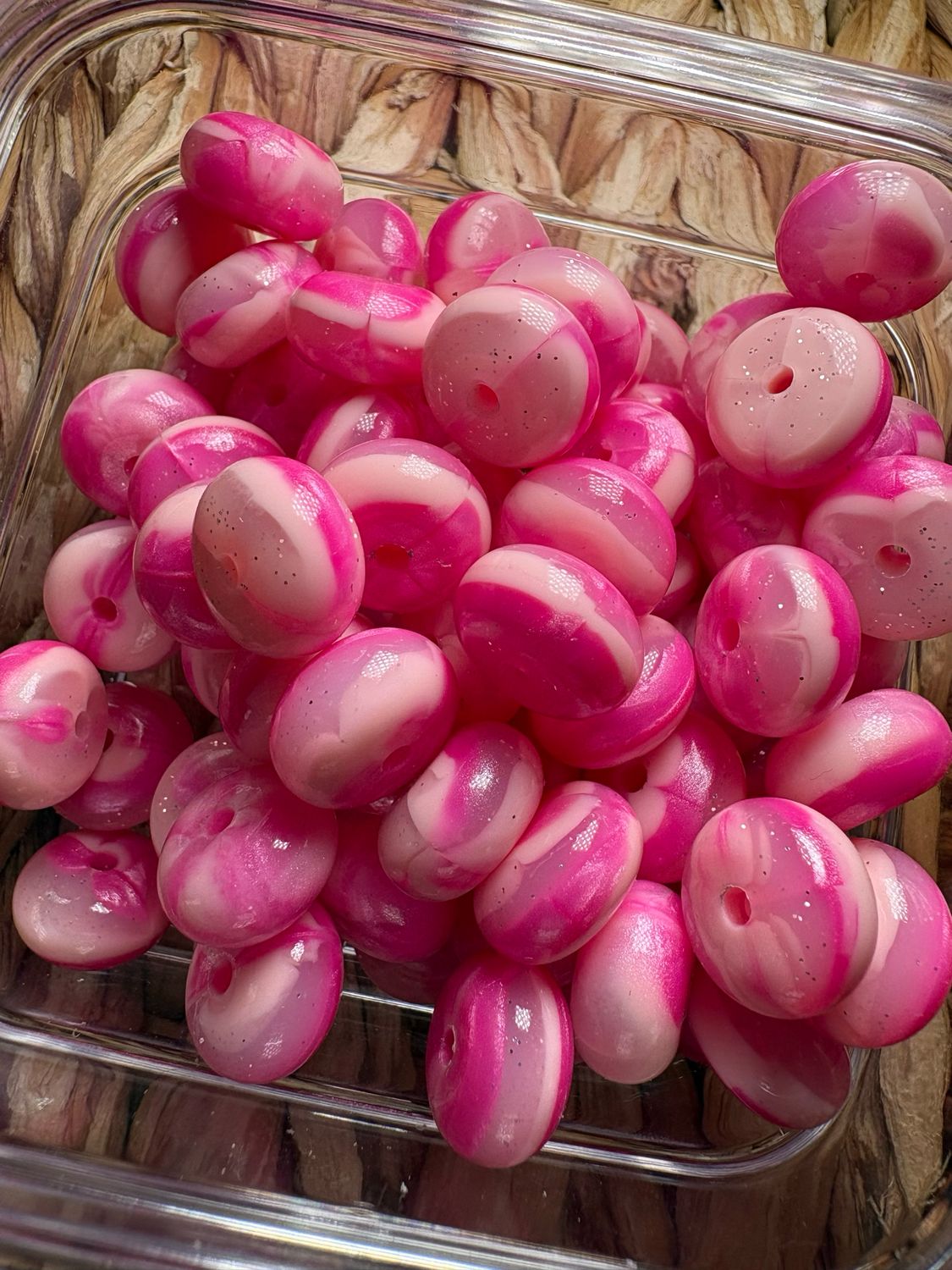 Bubble Gum Abacus Spacer