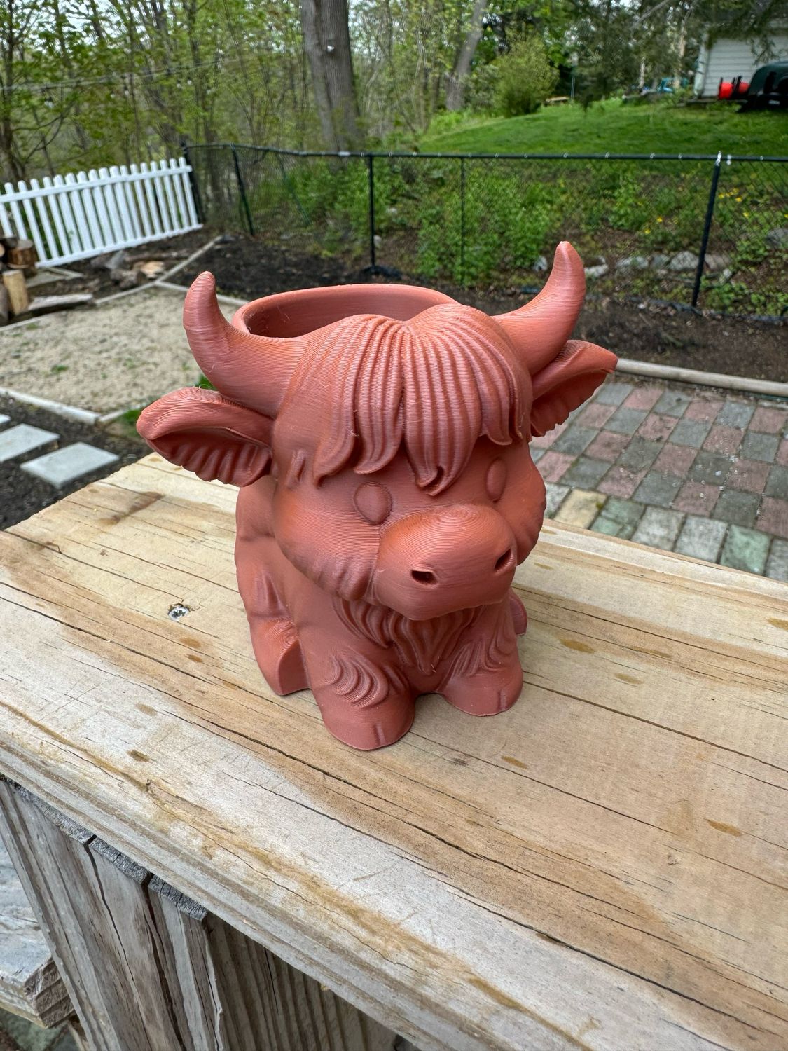 Brown Cow 3d Printed Pen Holder