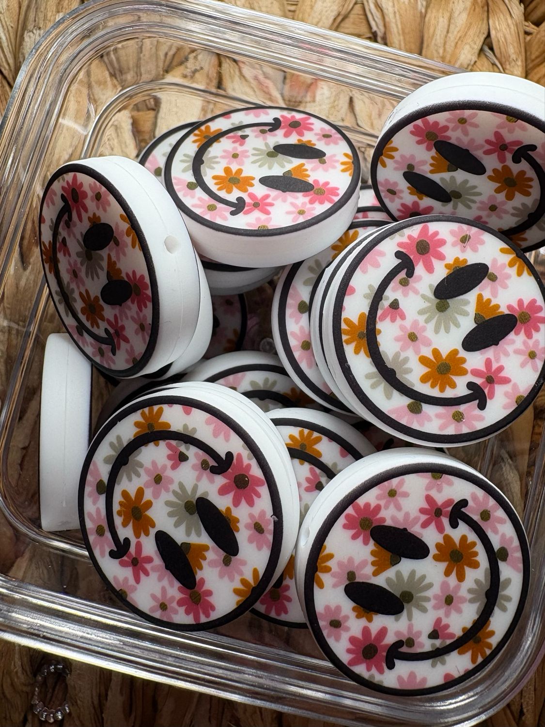 Flower Print Smile 2d Focal