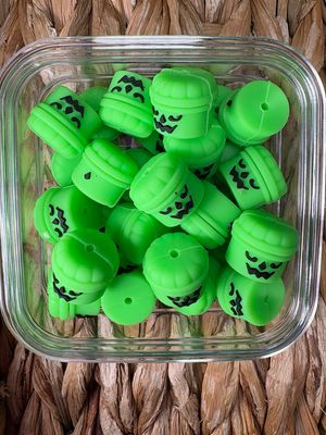 Green Halloween Basket 3d Focal